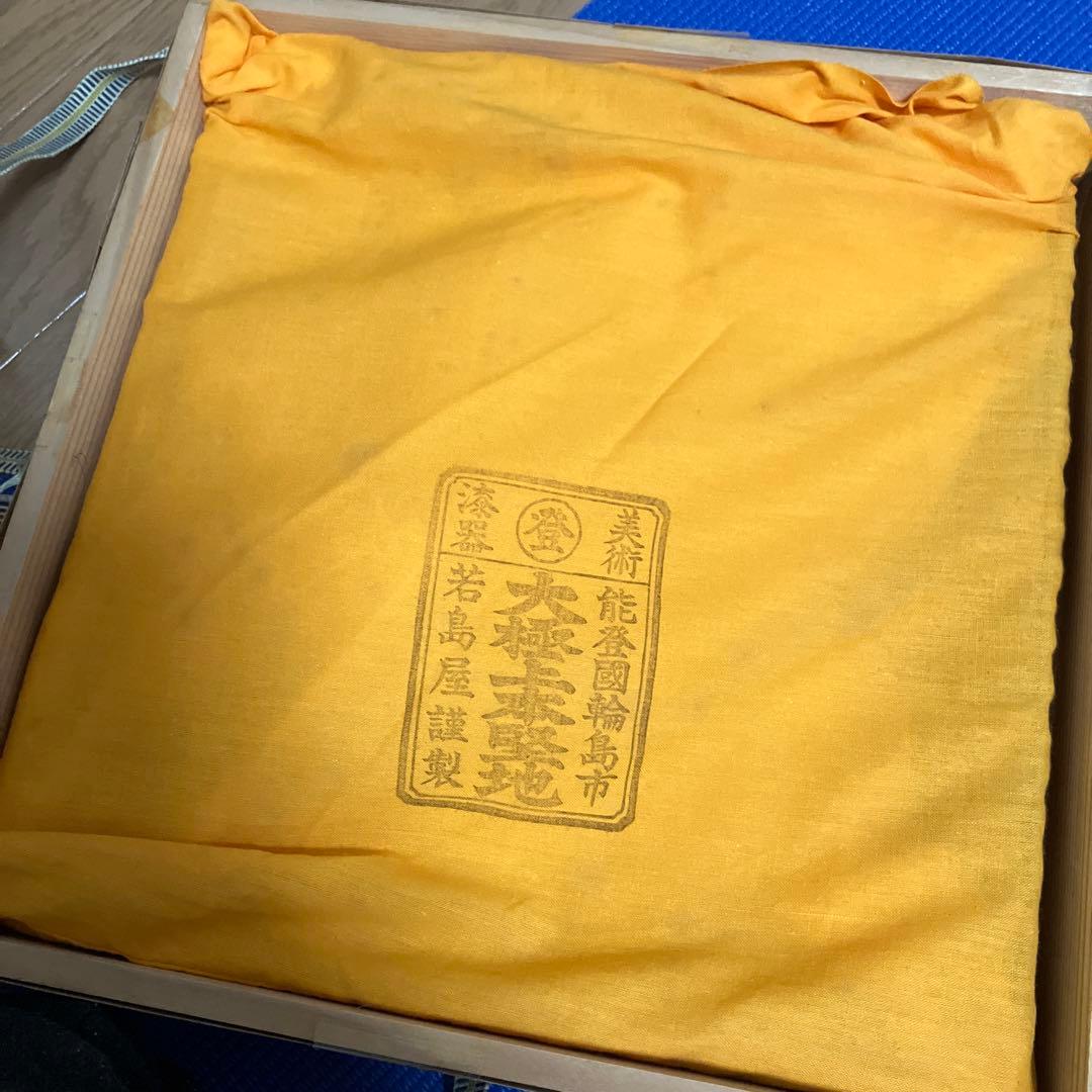 重箱　輪島塗　3段　特注　家紋　丸に木瓜　若島屋謹製