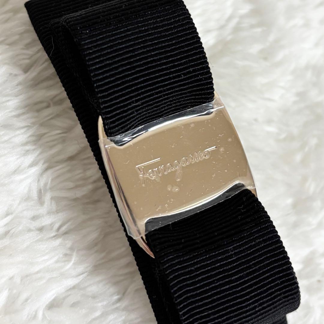 新品未使用【FERRAGAMO】 フェラガモ ヴァラ・リボン バレッタ