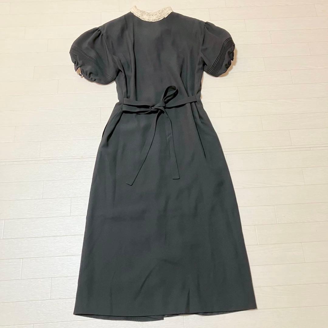 INGEBORG インゲボルグ　半袖ワンピース　ドレス　レース　日本製　上品