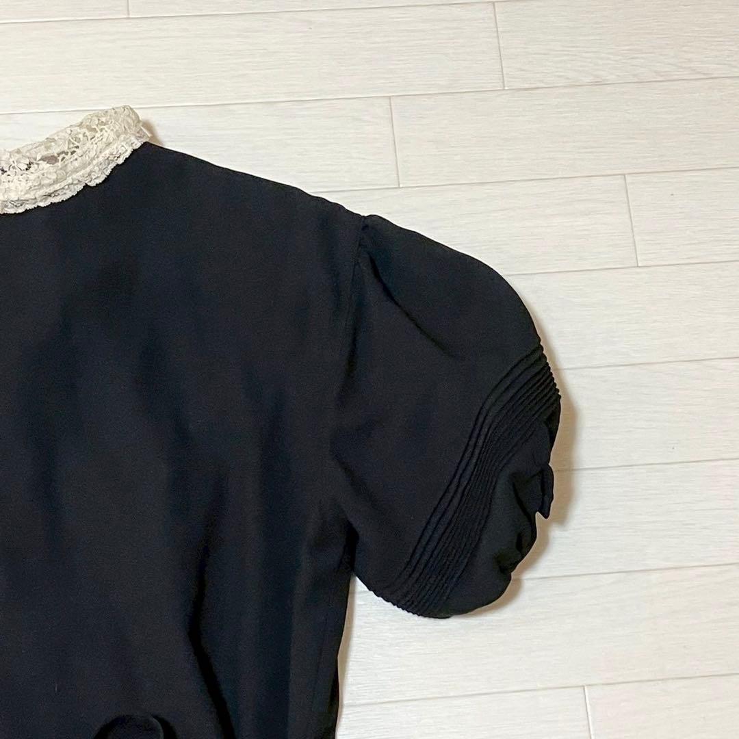 INGEBORG インゲボルグ　半袖ワンピース　ドレス　レース　日本製　上品