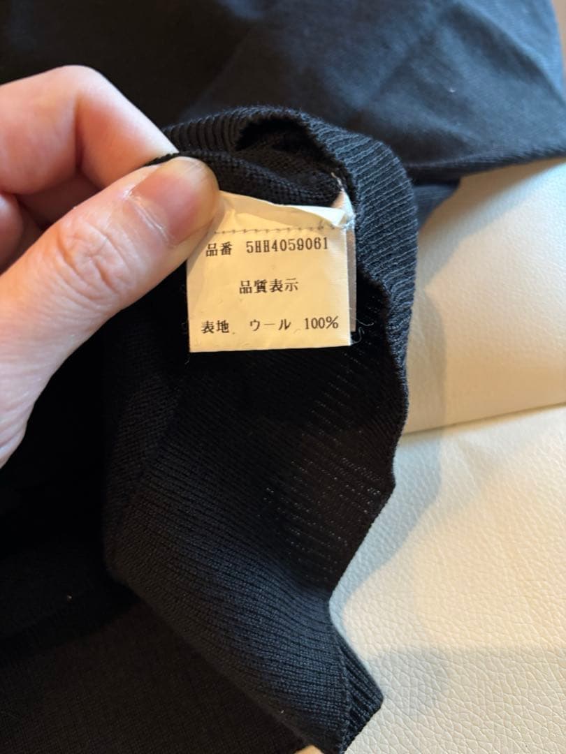 ぜ*よ様 ディオールオム エディスリマン 2005SS Vネックニット XS ダ