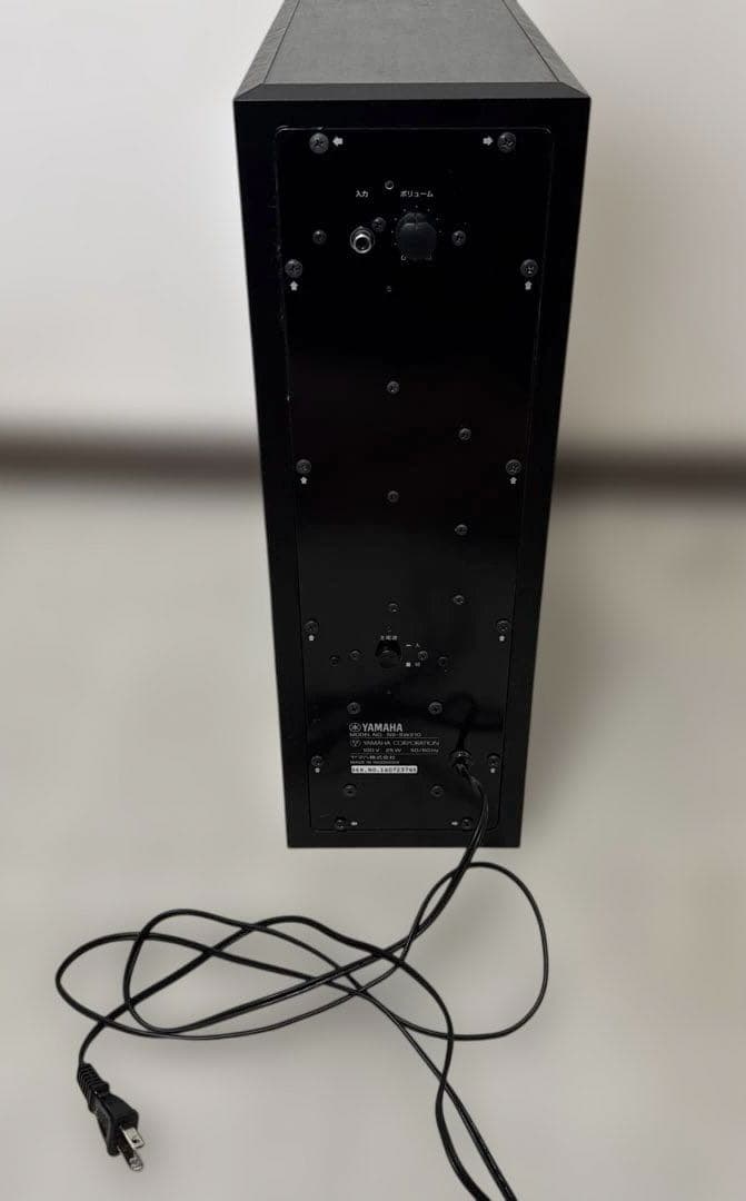【美品・動作OK】YAMAHA NS-SW210 ウーファー取説・ケーブル付き