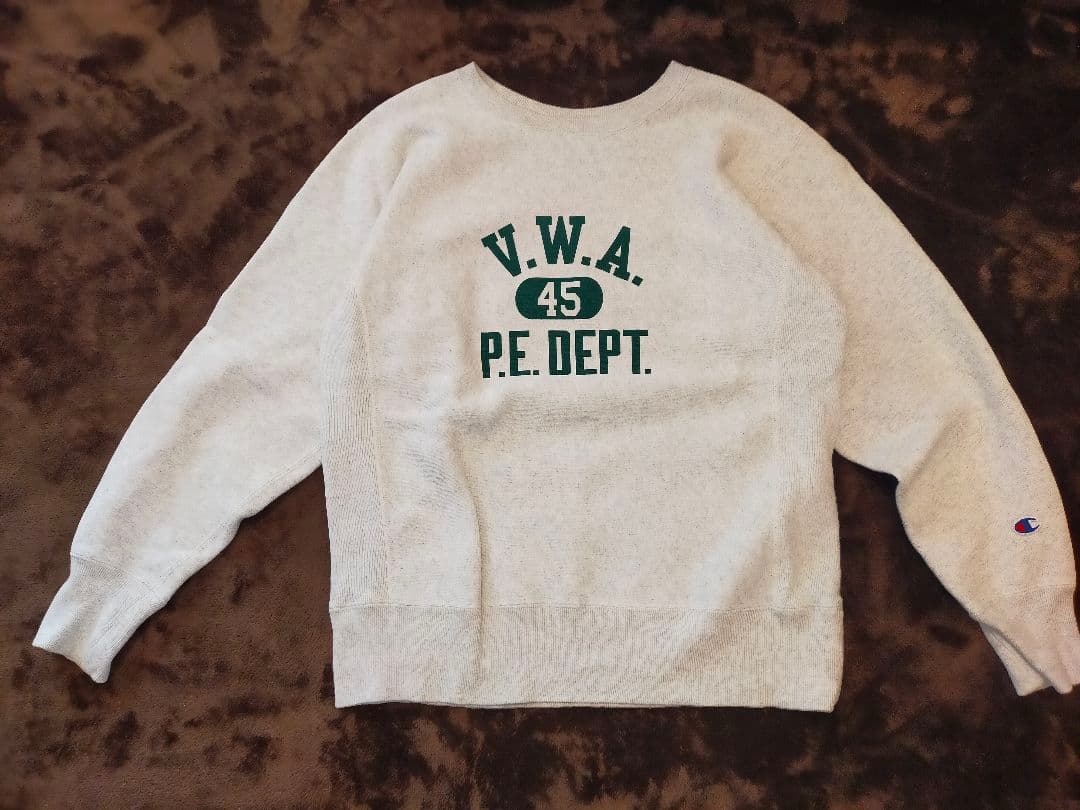 復刻Championリバースウィーブ スウェット L 染み込み3段