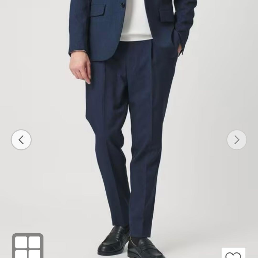 ユナイテッドアローズ　メンズ　スーツ　ネイビー　未使用　今年購入　安値すぎる