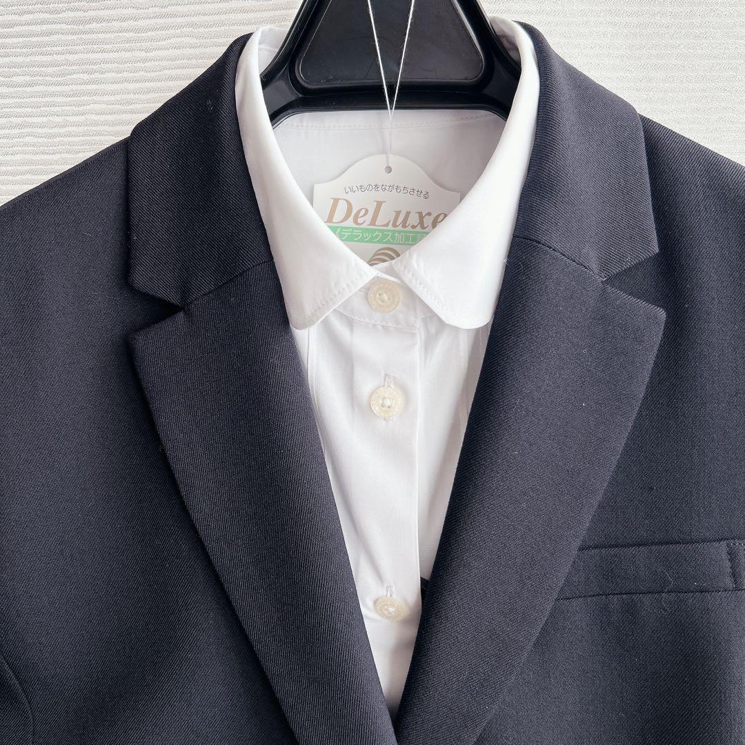 【美品】ポンポネットジュニア フォーマル スーツ セットL 160 受験 卒業式