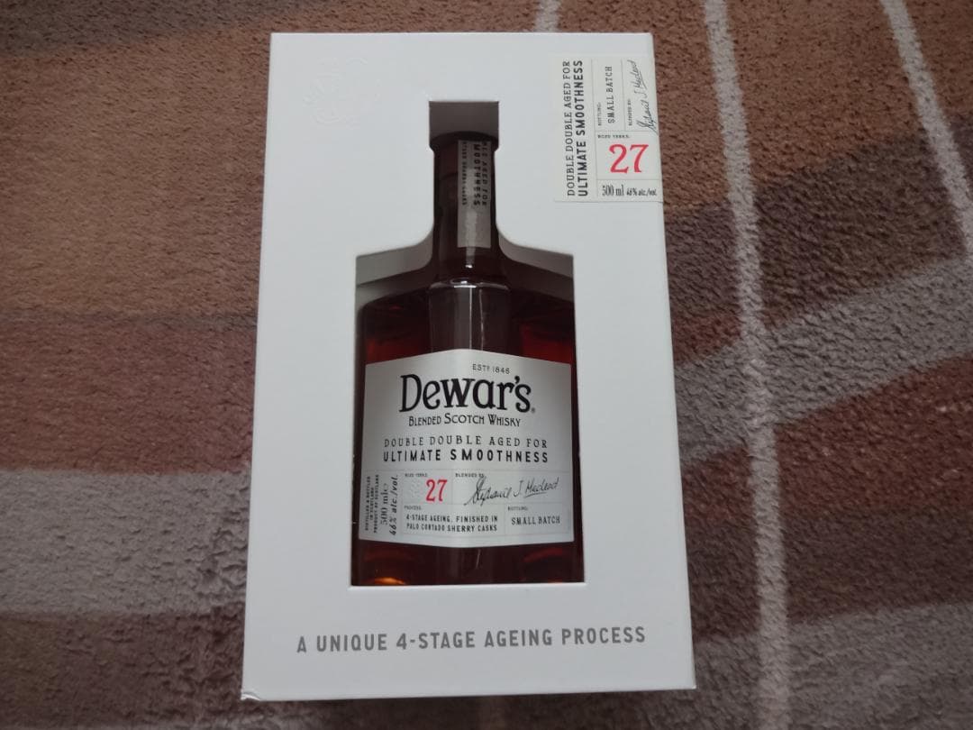 デュワーズ ダブルダブル 27年 40度 500ml 箱付 未開栓