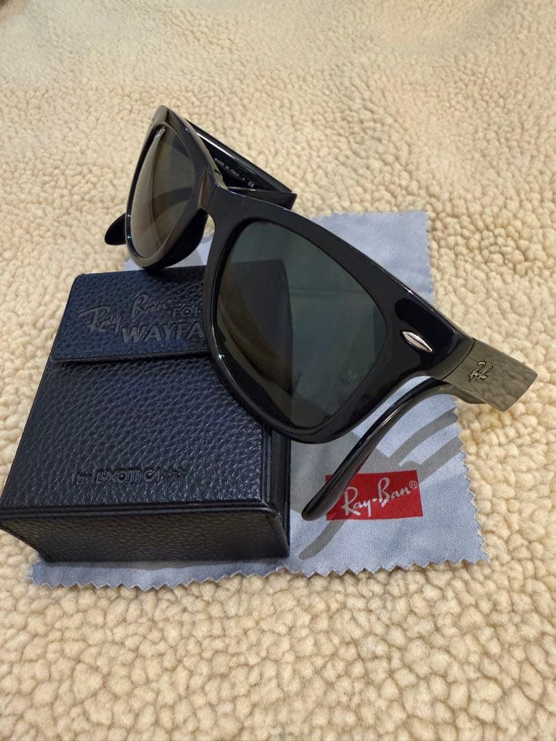 K*E様 Ray-Ban RB4105 フォールディング クラシック P付 ブラ