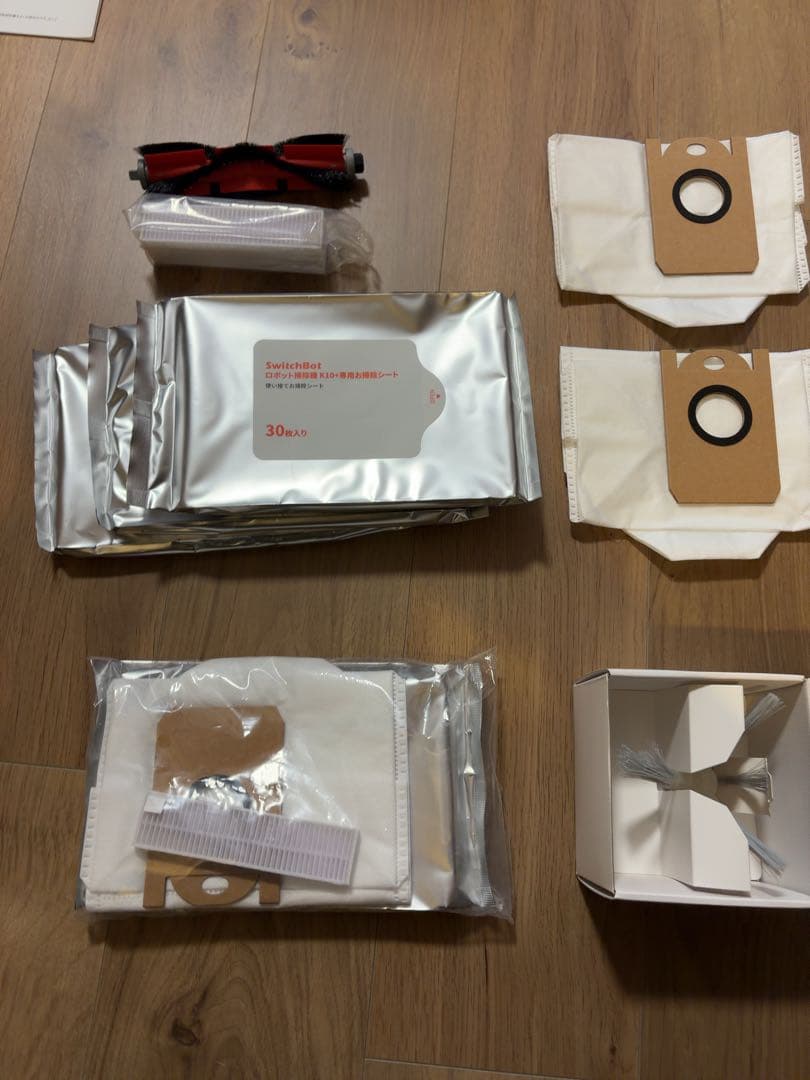 【ジャンク】SwitchBot ロボット掃除機K10＋　アクセサリー付