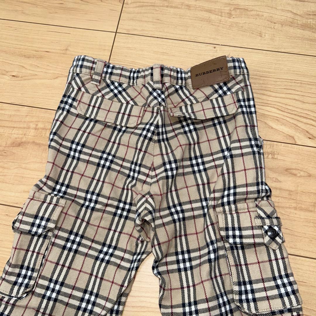 バーバリー　フォーマル　スーツ　セットアップ　120 ノバチェック　入学式