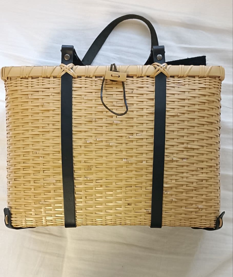 【有製咲処】竹かごバッグ bamluxe（superior）