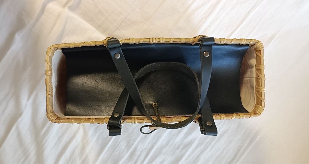 【有製咲処】竹かごバッグ bamluxe（superior）