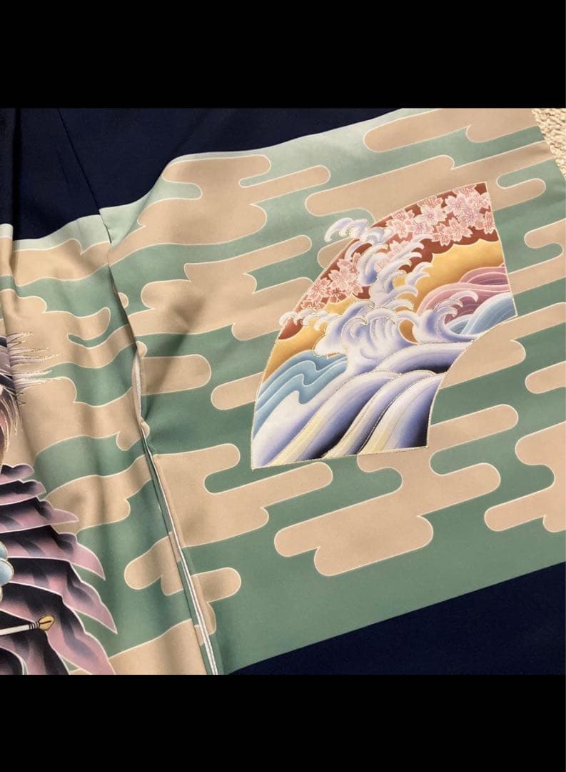 七五三　男の子　5歳　羽織袴フルセット　紋なし