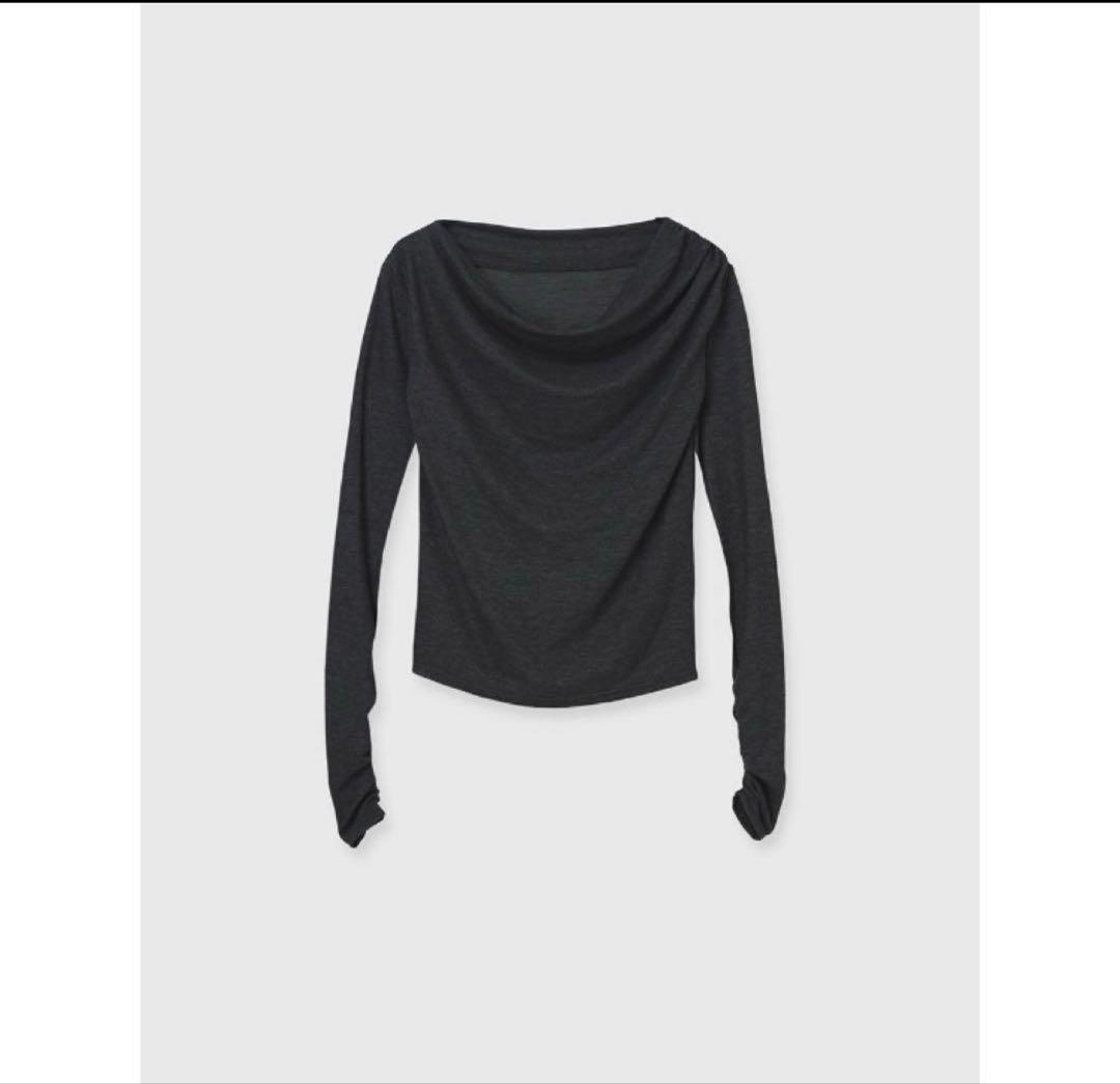 ギャザードレープカットトップス　アニュアンス　anuans 新品未開封