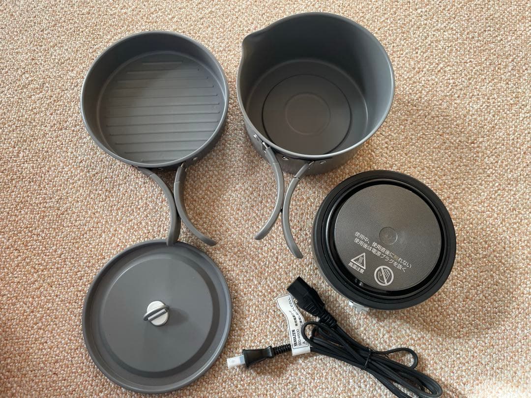 山善　クッキングポット&プレート　クッキングケトル