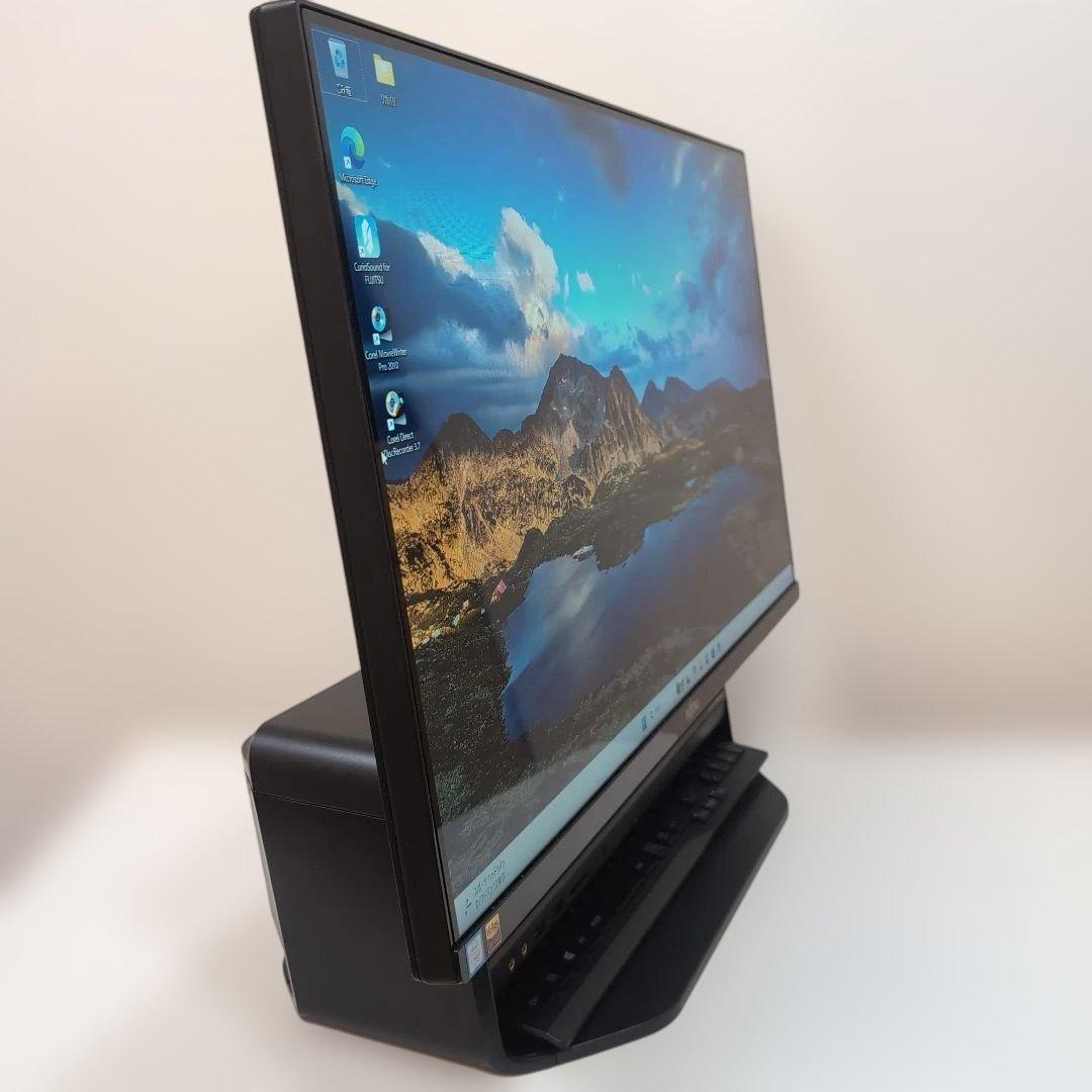 日本製 富士通一体型パソコン i7★W録画★顔認証★Office★SSD 1TB