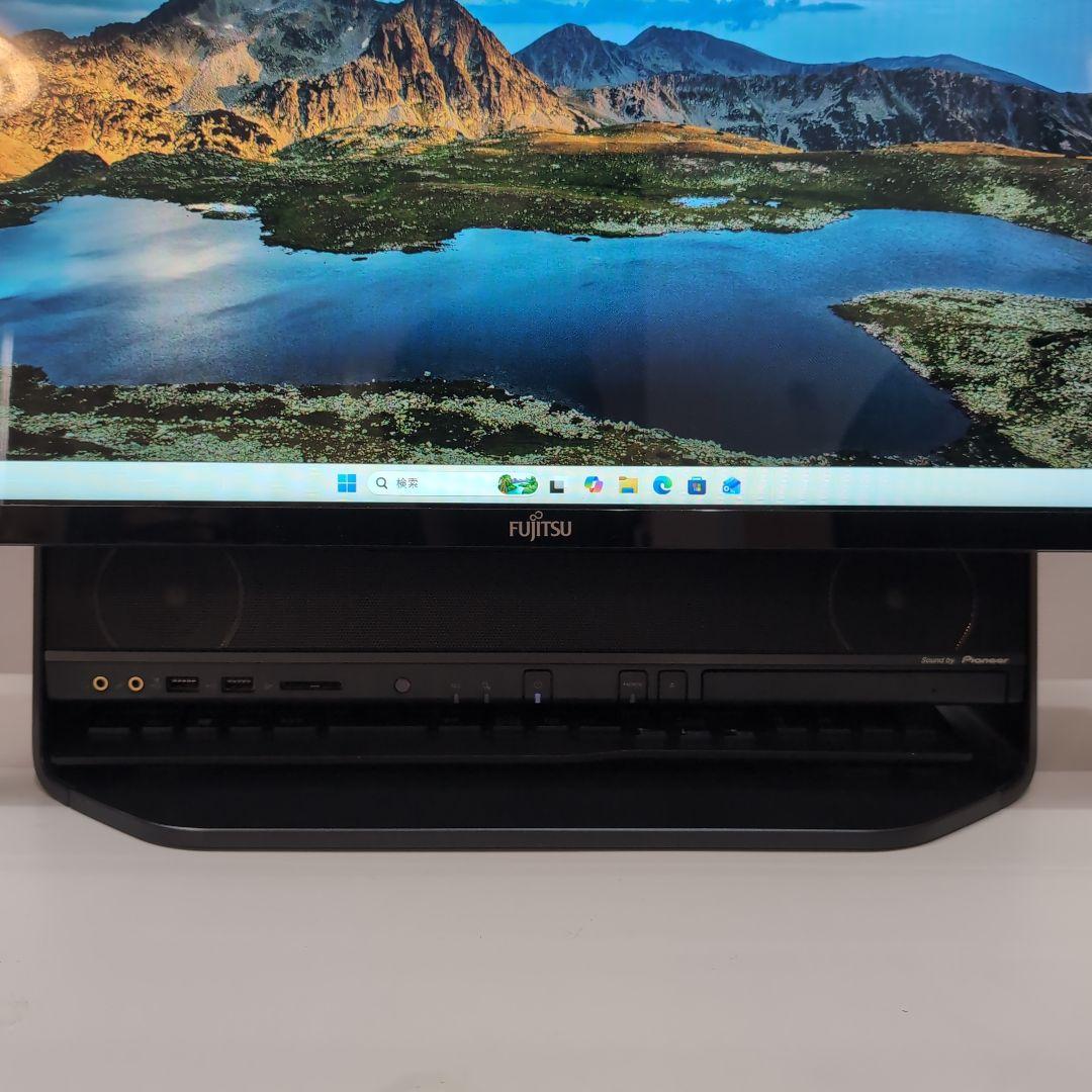 日本製 富士通一体型パソコン i7★W録画★顔認証★Office★SSD 1TB