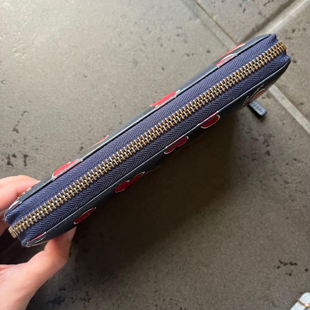 Gucci グッチ　長財布 ラウンド財布　ハート柄　バレンタインコレクション