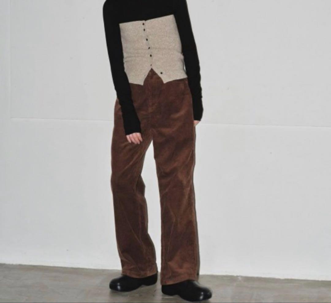 パンツ TODAYFUL Straight Corduroy Pants / 36