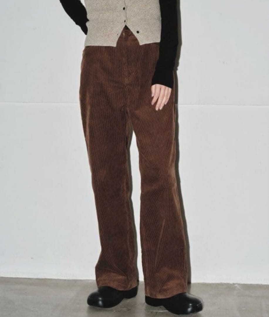 パンツ TODAYFUL Straight Corduroy Pants / 36