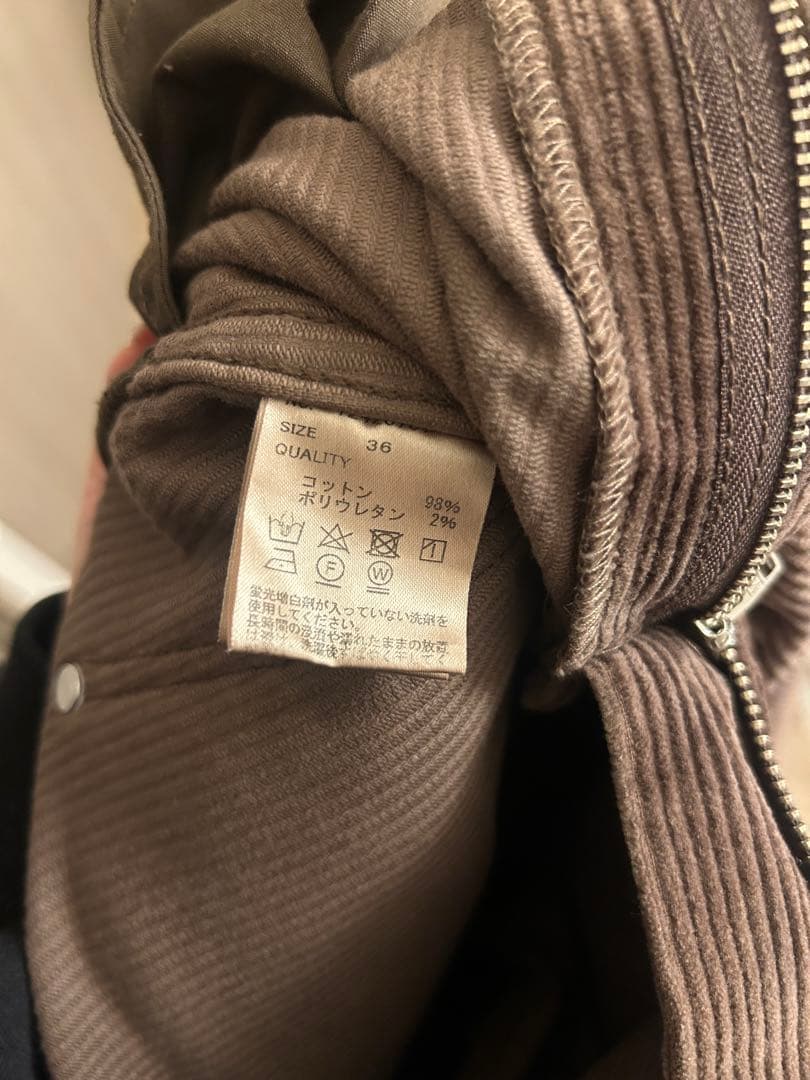 パンツ TODAYFUL Straight Corduroy Pants / 36