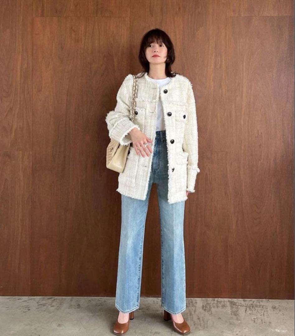 ジャケット・アウター CLANE NO COLOR TWEED JACKET