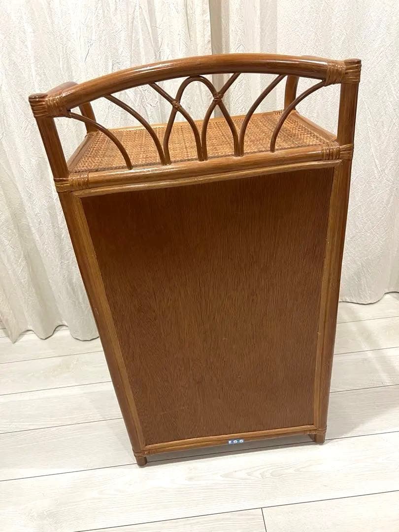 ラタン チェストタンス 5段引き出し 昭和レトロ 押入れ収納 藤