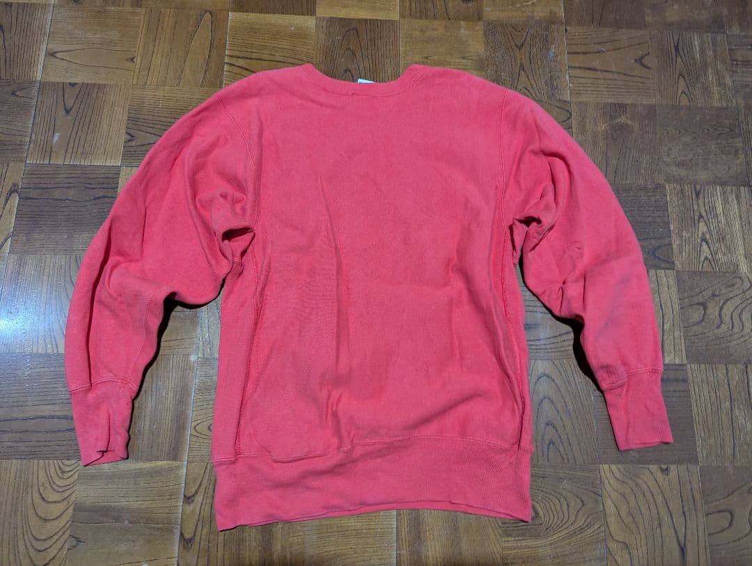 90’s チャンピオン リバースウィーブ 赤 USA製 刺繍タグ