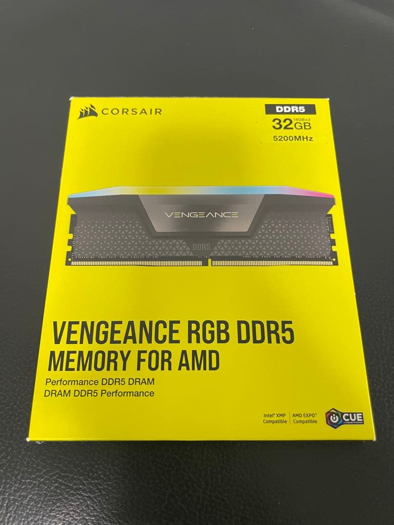 CORSAIR VENGEANCE RGB DDR5 32GB 16GB×2