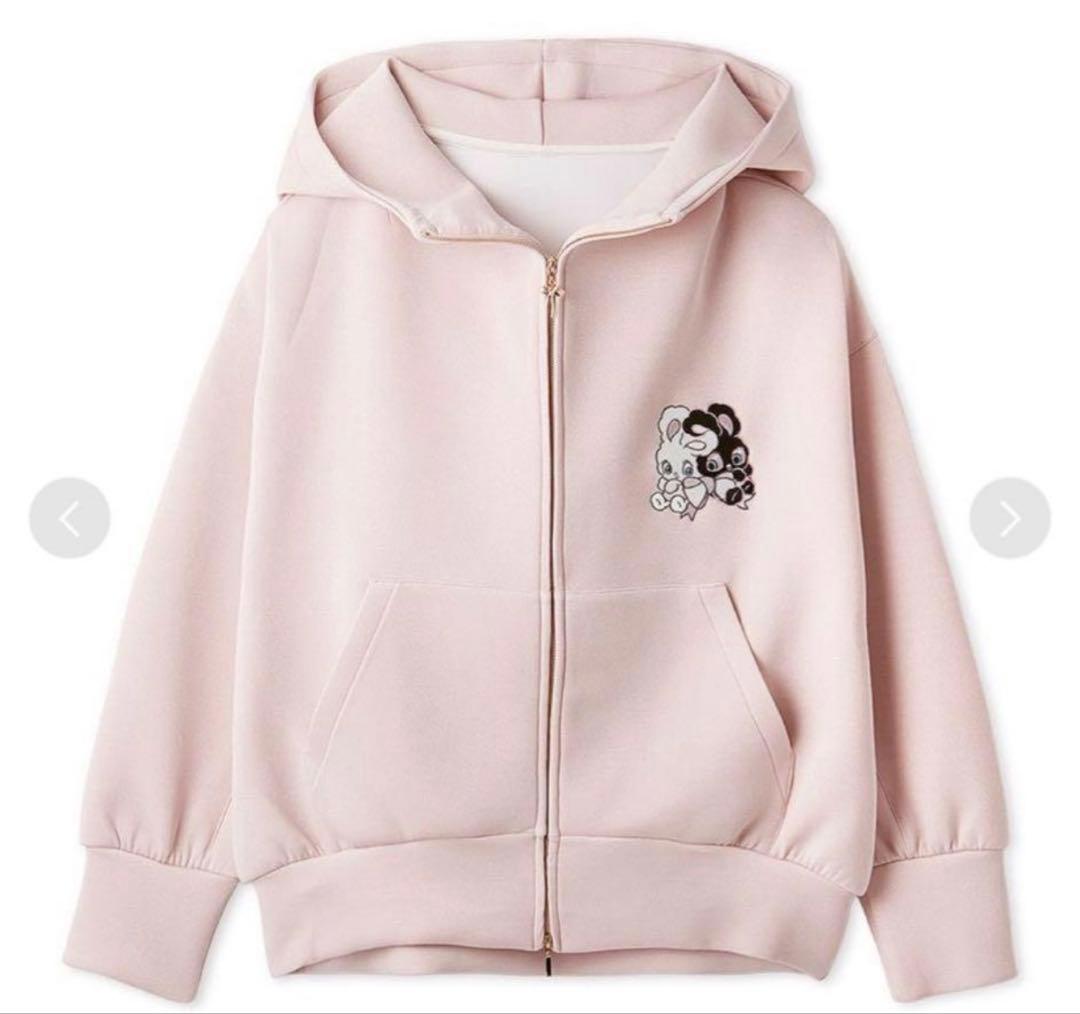 SNIDEL◾️ボリュームパーカー ピンク× foxy illustrations