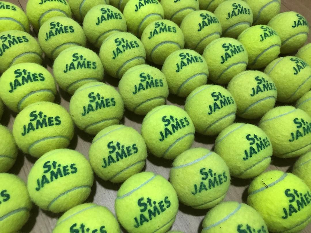 女子練1週間　中古硬式テニスボール80球 オレンジボール40球 レッドボール5球