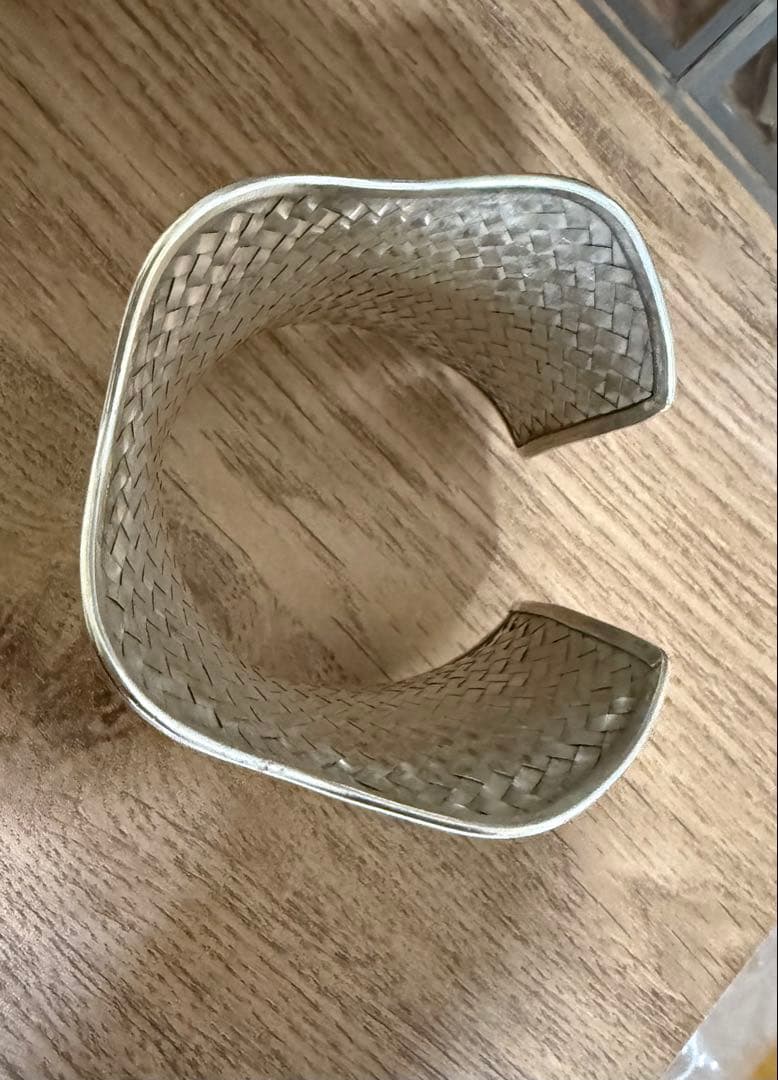 【美品】カレンシルバー｜カレン族｜バングル｜アミ｜男女兼用