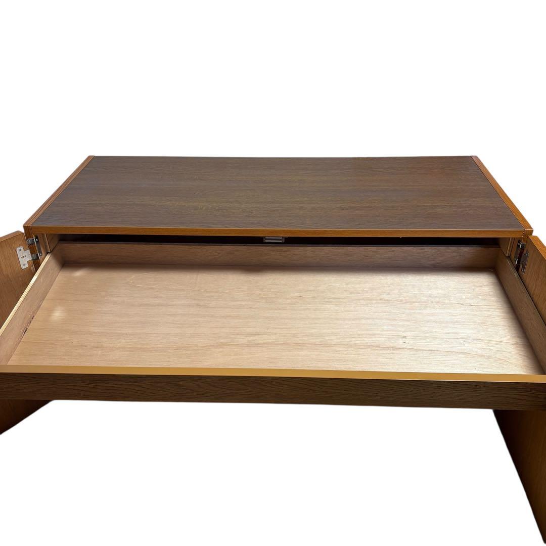 和箪笥 着物収納 タンス　アンティーク　木製 ロータイプ 収納　観音開き　着物