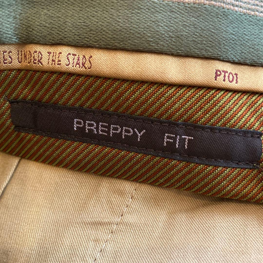 PT01 PREPPY FIT ジャガードパンツ ブラウン 48 L 新品未使用