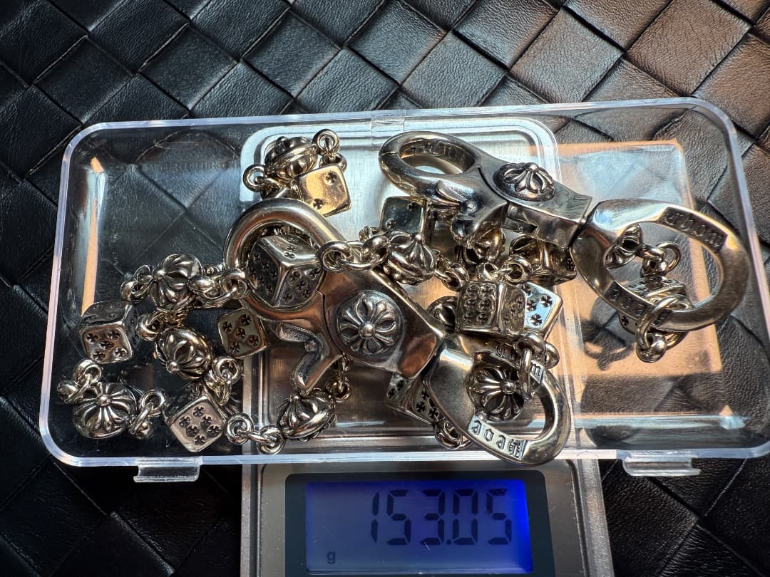 【Dice × Flower ウォレットチェーン】 重厚で存在感QBSZSZ13