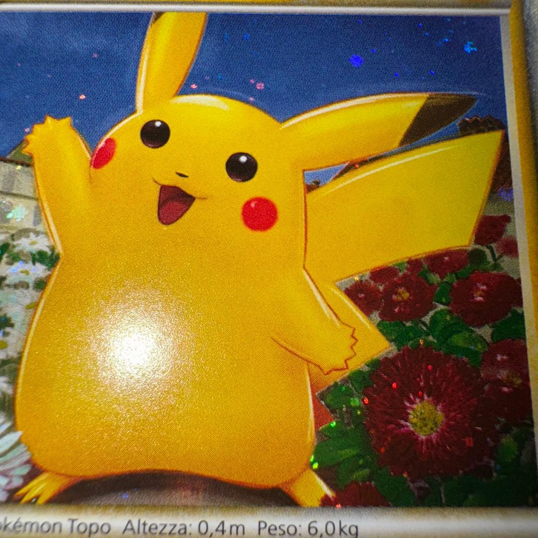 ポケモンカード　ピカチュウ　ワールド　イタリア語　プロモ　引退品　dp 旧裏