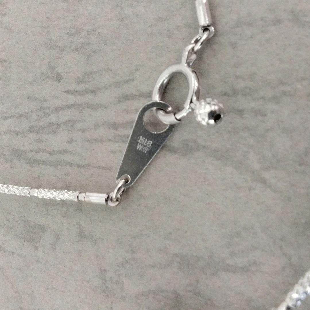 K18WG黒蝶真珠ロングネックレス　8.1～11.8mm珠　80cm　　新品