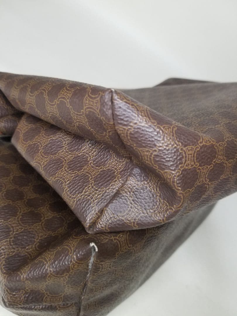 セリーヌ 3クラッチバッグ、セリーヌ マカダム 2ハンドポーチブラウン、ブラック