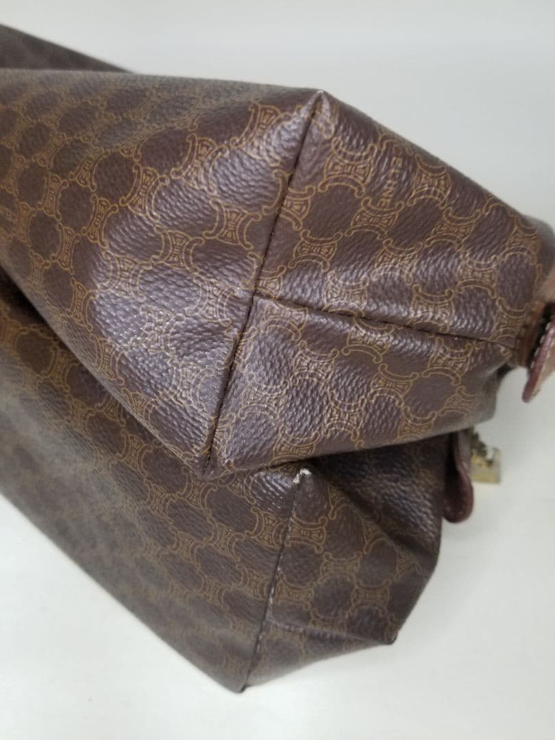 セリーヌ 3クラッチバッグ、セリーヌ マカダム 2ハンドポーチブラウン、ブラック