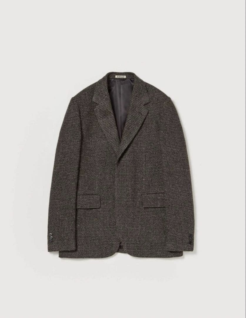 ジャケット・アウター ALPACA WOOL SILK TWEED OVER JACKET 25AW