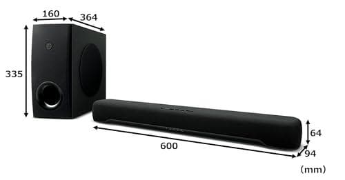 ヤマハ(YAMAHA) コンパクトサウンドバー SR-C30A 横幅60cmpo