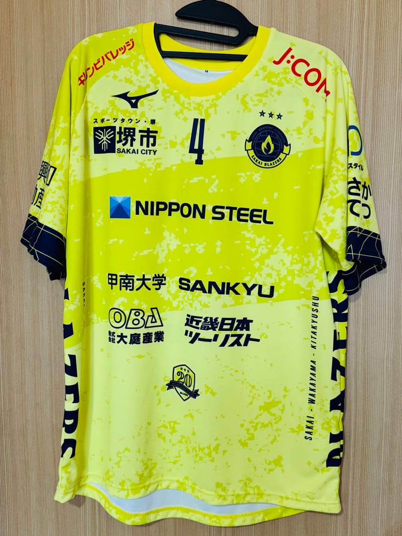 堺ブレイザーズ 髙野直哉 ユニフォームデザインTシャツ Mサイズ 2点