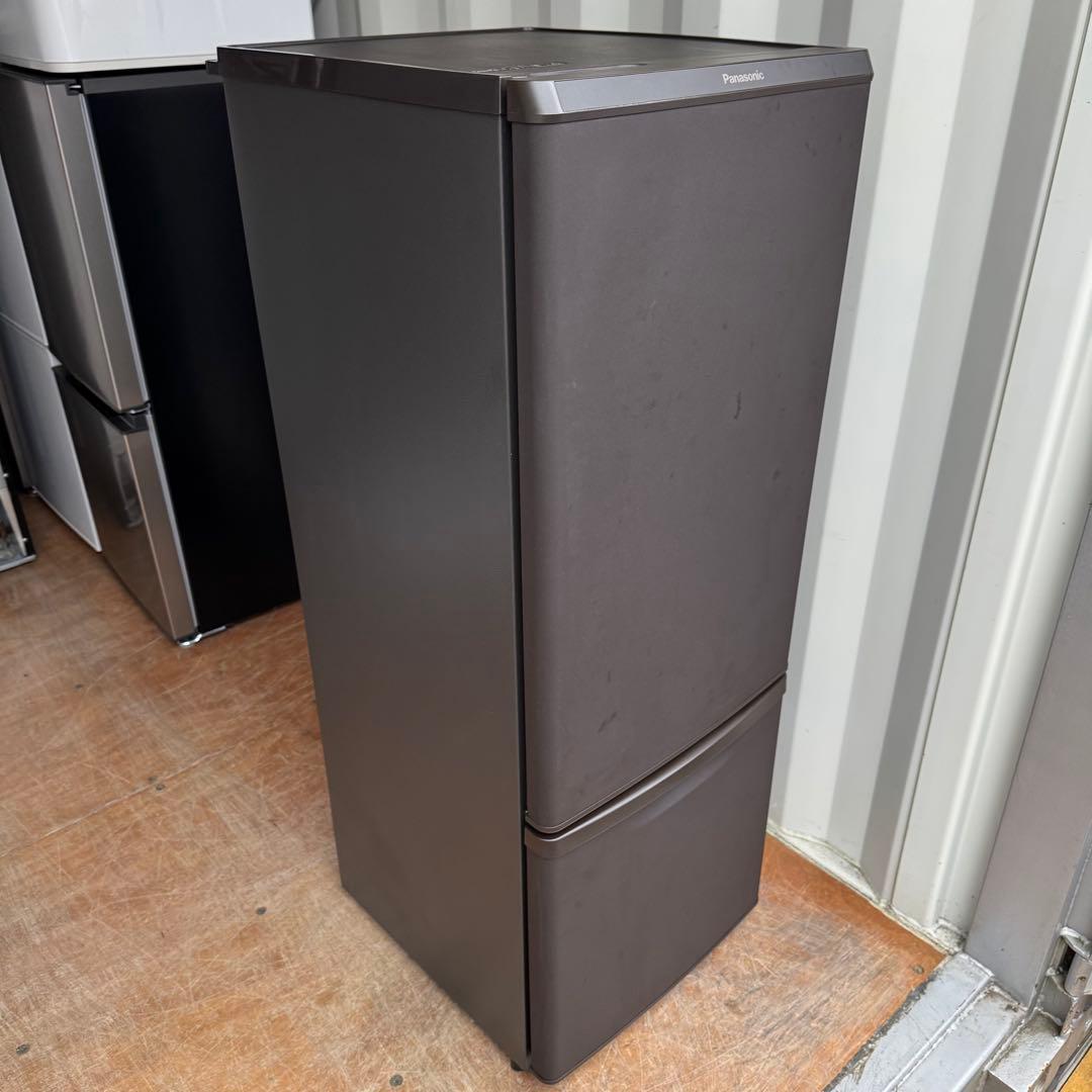 C7529★2021年製美品★パナソニック 冷蔵庫 マットブラウン　自動霜取り