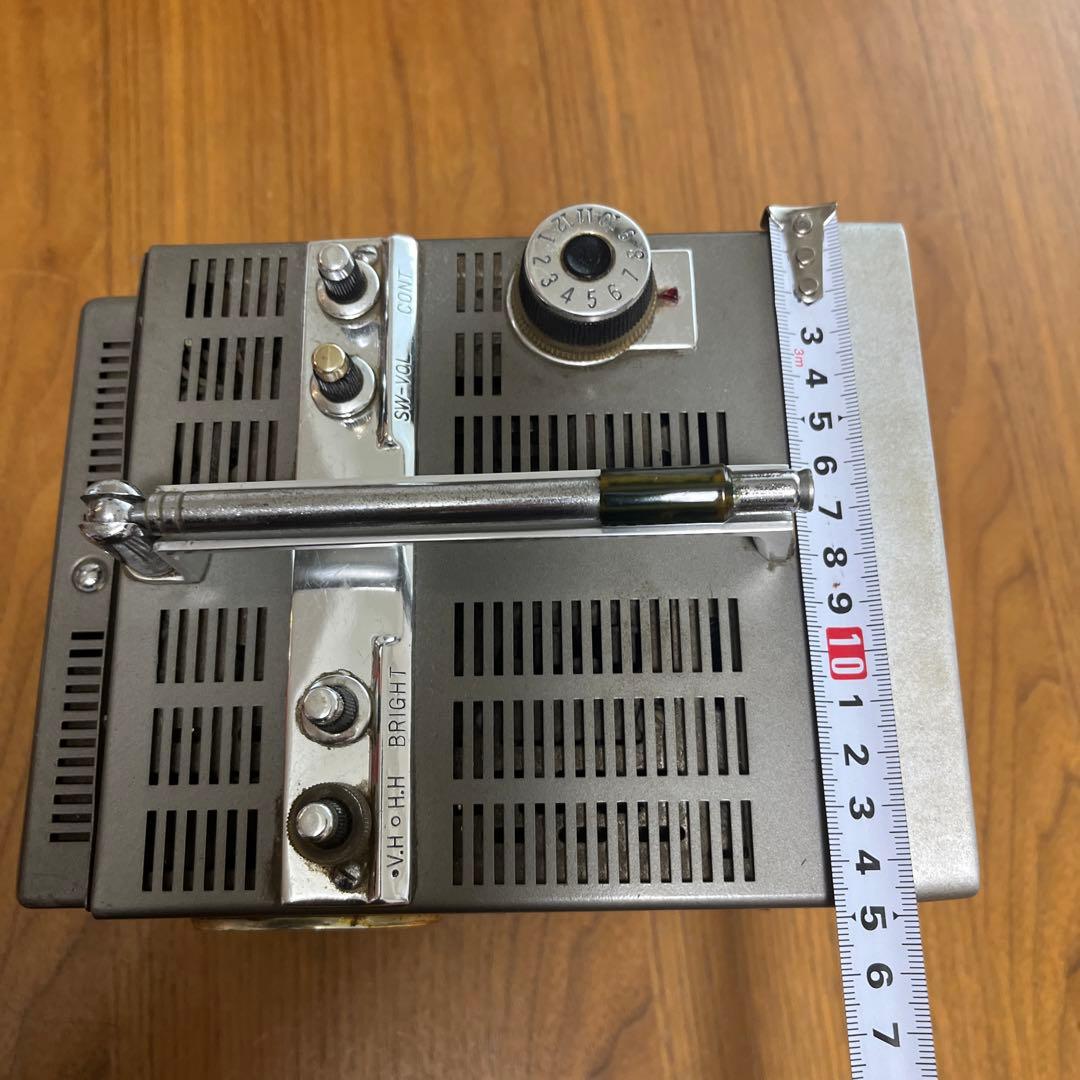 昭和レトロ　三菱電機　MITSUBISHI コンパクトテレビ アンテナ付き