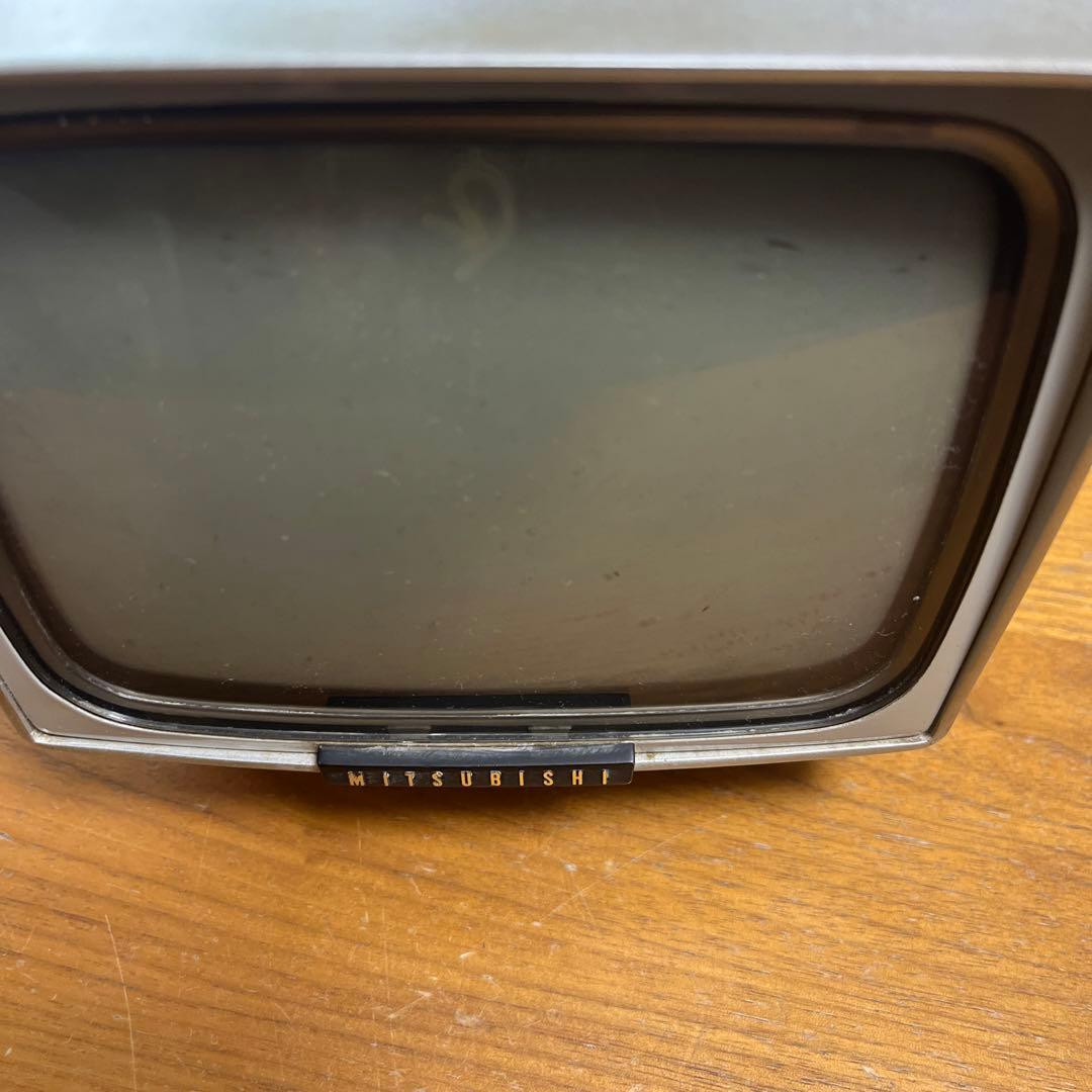 昭和レトロ　三菱電機　MITSUBISHI コンパクトテレビ アンテナ付き