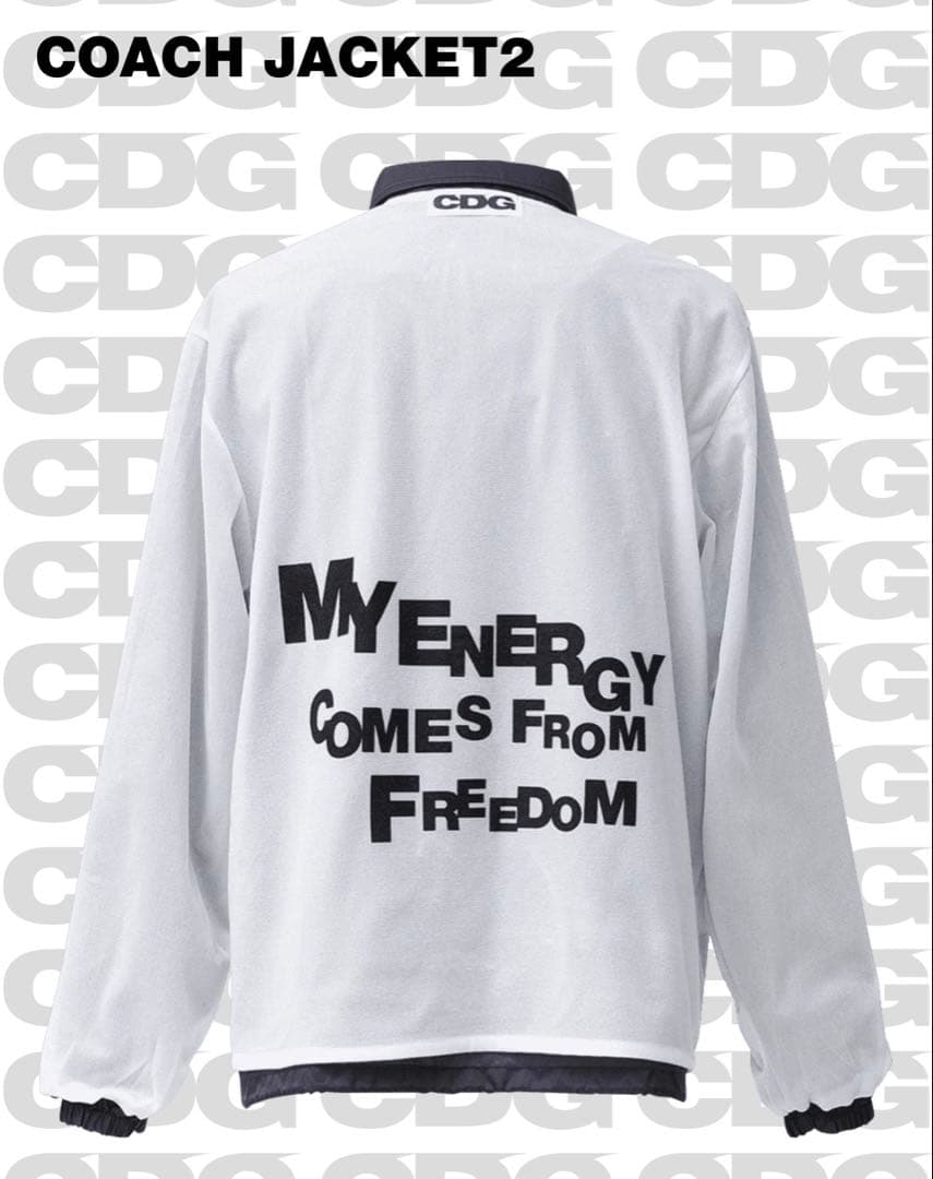 【最終値下げ】CMD コムデギャルソン　コーチジャケット　Lサイズ