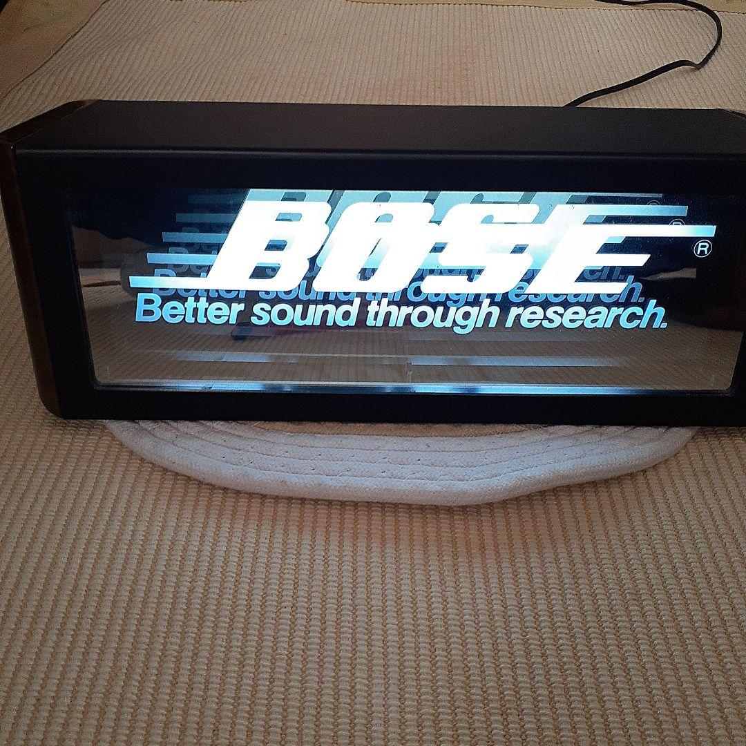 再値下げ BOSEファン必見 秋の夜長に BOSE 光るロゴ 装飾機器