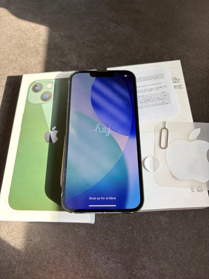 iPhone13 256gb グリーン　ジャンク　操作良好　SIMフリー