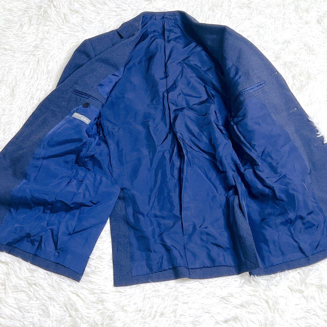 BEAMS F スーツ　セットアップ　ネイビー　日本製　ウール100%