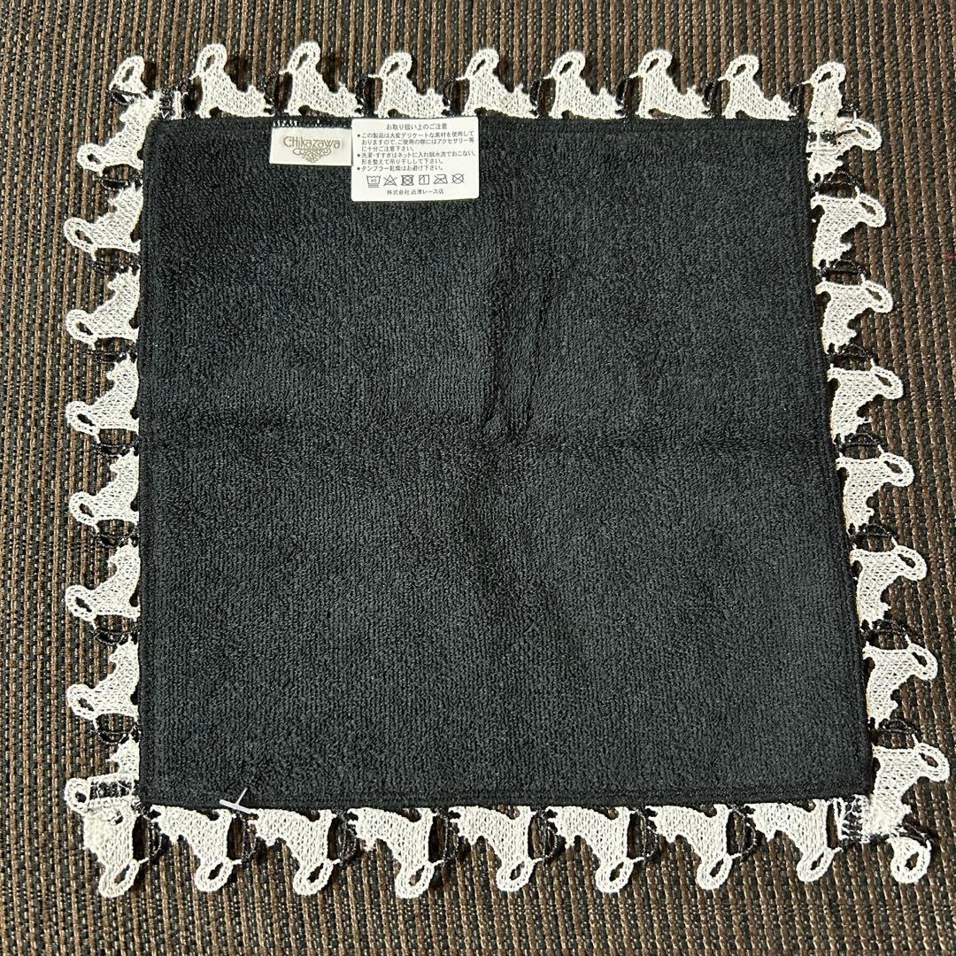 新品 近沢レース ネコ 猫 タオルハンカチ 3枚セット