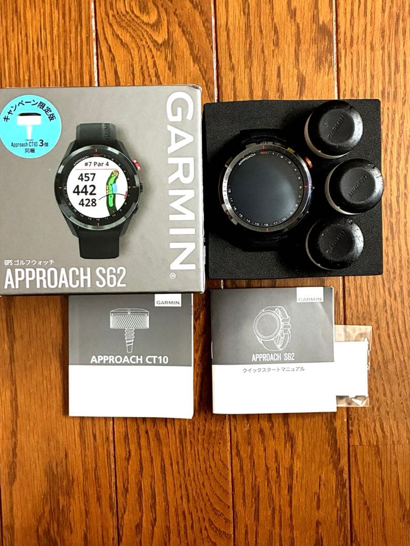 Garmin Approach S62 GPSナビ ブラック CT10付属